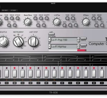 RolandCloud TR-606 virtual instrument drum machine synth plug-in audio daw software roland strumenti musicali