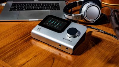 Apogee Symphony Desktop hardware interfaccia audio pro studio home project soundwave strumenti musicali