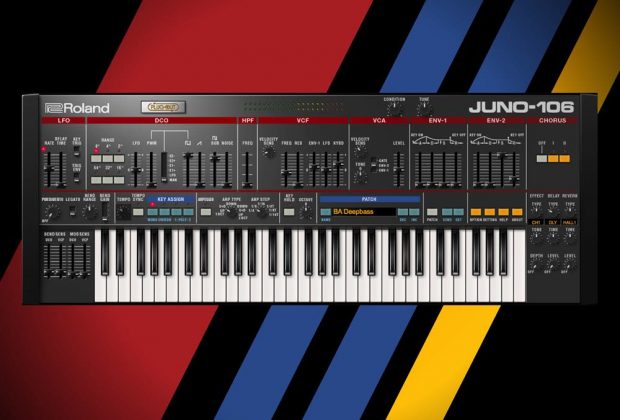 RolandCloud Juno-106 synth soft sintetizzatore vintage producer daw strumenti musicali roland