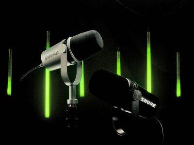 Shure M7V mic hardware ibrido USB microfono studio podcast rec broadcast video prase strumenti musicali