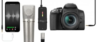 Ik Multimedia iRig Pre 2 interfaccia audio mobile hardware recording mogar sturmenti musicali dslr