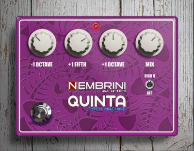 Nembrini Audio Quinta Pitch Machine software daw plug-in guitar fx strumenti musicali