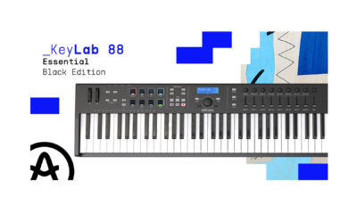 Arturia KeyLab Essential 88 Black Edition midi controller master keyboard tastiera midiware strumentimusicali