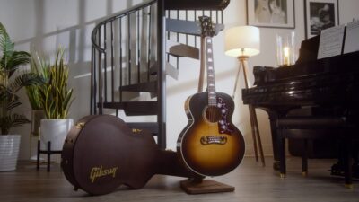 Gibson J-150 Noel Gallagher chitarra acustica acoustic guitar artist signature oasis strumentimusicali