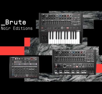 Arturia Brute Noir Editions minibrute drumbrute impact midiware strumentimusicali drum machine synth hardware digital