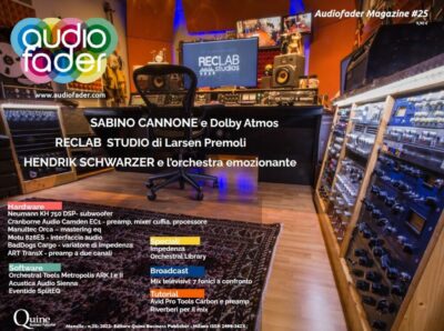 audiofader magazine 25 rivista audio professionale magazine audio profesisonale acustica audio avid pro tools carbon luca pilla strumentimusicali