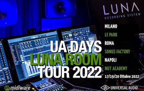 UAdays2022 universal audio midiware eventi audio pro software hardware volt spark strumentimusicali