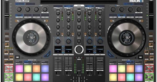 reloop mixon 8 pro hardware soundwave dj producer live perform dj consolle