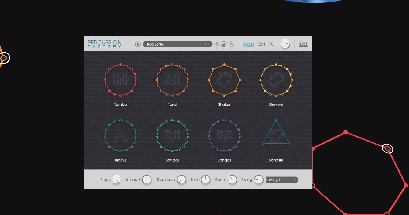 UVI Presenta Percussion Factory, Il Creative Rhythm Designer