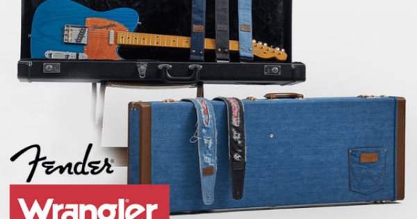 Wrangler Fender denim casual accessori chitarra tracolle custodie plettro demin style news Frenexport smstrumentimusicali.it