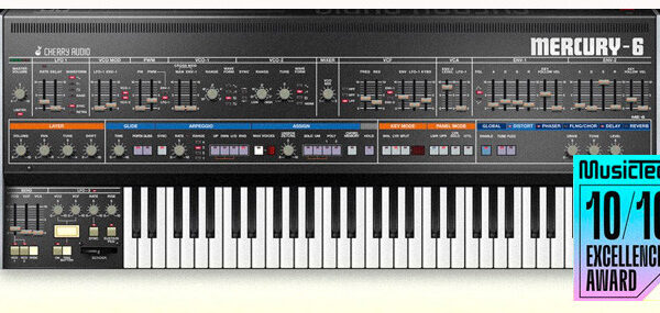 Cherry Audio Mercury-6 virtual synth emulator Roland Jupiter 6 news smstrumentimusicali.it