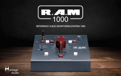 heritage audio r.a.m. 1000 controller monitor bluetooth news midi music smstrumentimusicali.it