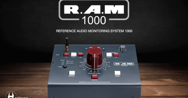 heritage audio r.a.m. 1000 controller monitor bluetooth news midi music smstrumentimusicali.it