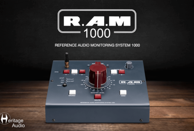 heritage audio r.a.m. 1000 controller monitor bluetooth news midi music smstrumentimusicali.it