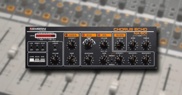 nembrini audio na-501 chorus echo plug-in simulazione roland re-501 chorus echo news strumentimusicali.it