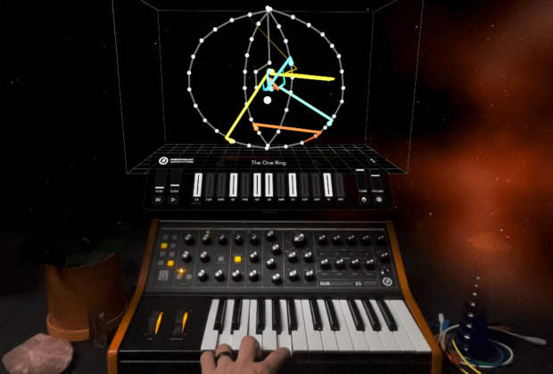 moog music animoog galaxy software audio immersivo apple vision pro news midiware smstrumentimusicali.it