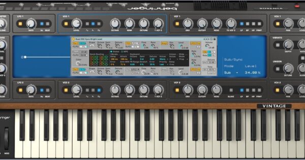 Behringer vintage analog synth plug-in free ableton live opinion review luca pilla sound programming tutorial secrets trick smstrumentimusicali sync analog vst free