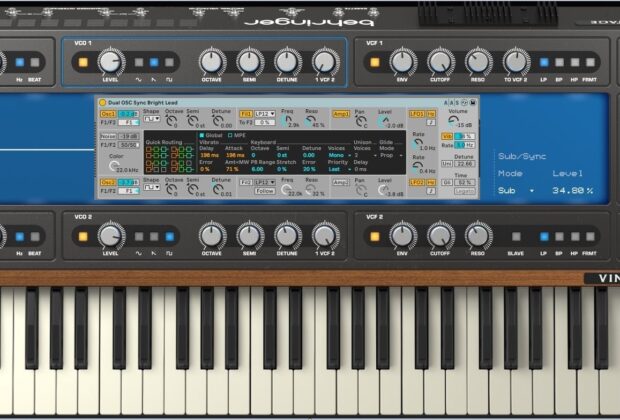 Behringer vintage analog synth plug-in free ableton live opinion review luca pilla sound programming tutorial secrets trick smstrumentimusicali sync analog vst free