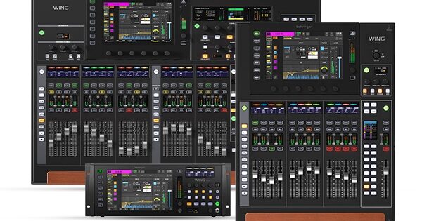 behringer wing series live mixer black compact rack news smstrumentimusicali