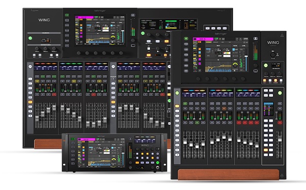 behringer wing series live mixer black compact rack news smstrumentimusicali